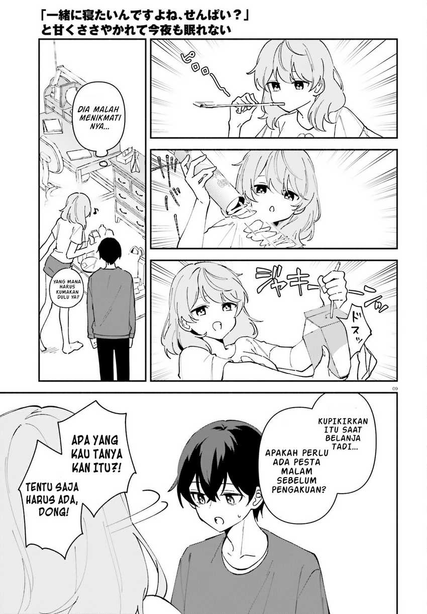 “Issho ni Netaindesu yo Ne, Senpai?” to Amaku Sasayakarete Kon’ya mo Nemurenai Chapter 4 Gambar 10