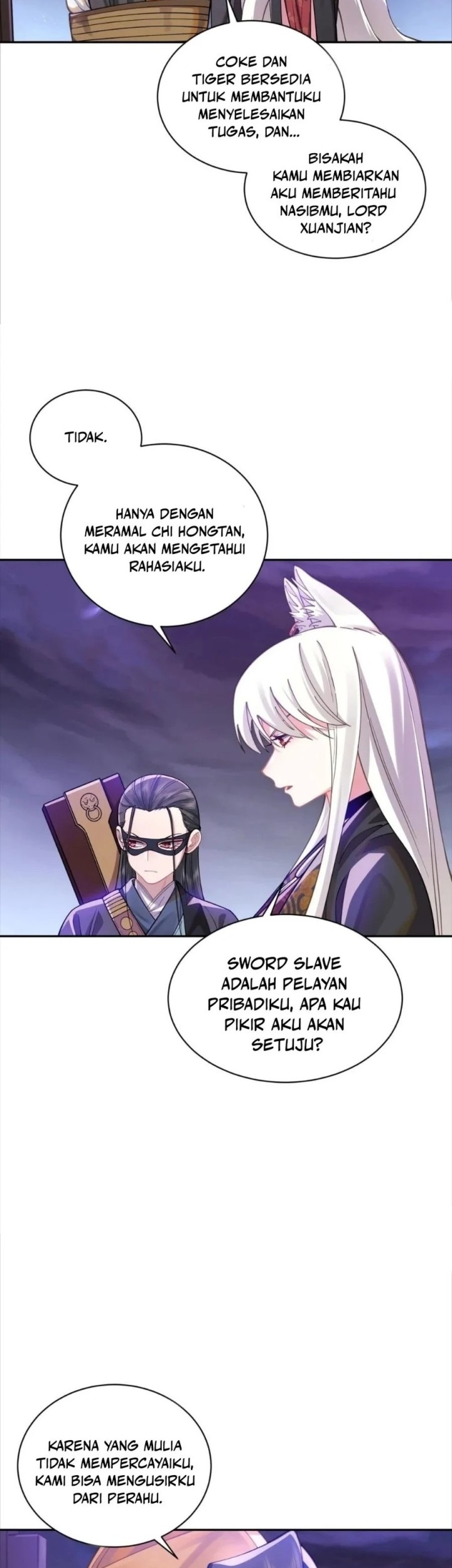 Baca Manhua It’s Just Fortune-Telling, How Did the Nine-Tailed Demon Emperor Become My Wife?! Chapter 21 Gambar 2