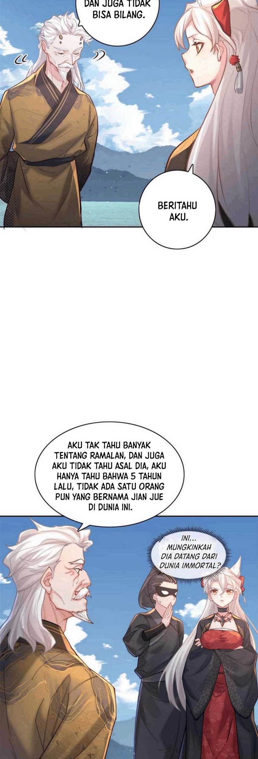 Baca Manhua It’s Just Fortune-Telling, How Did the Nine-Tailed Demon Emperor Become My Wife?! Chapter 6 Gambar 2