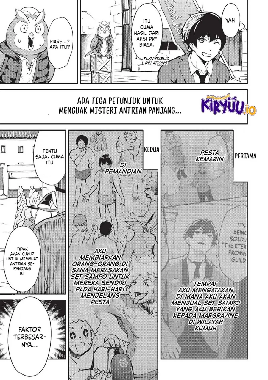 Itsu Demo Jitaku ni Kaereru Ore wa, Isekai de Gyoushoujin o Hajimemashita Chapter 48 Gambar 4