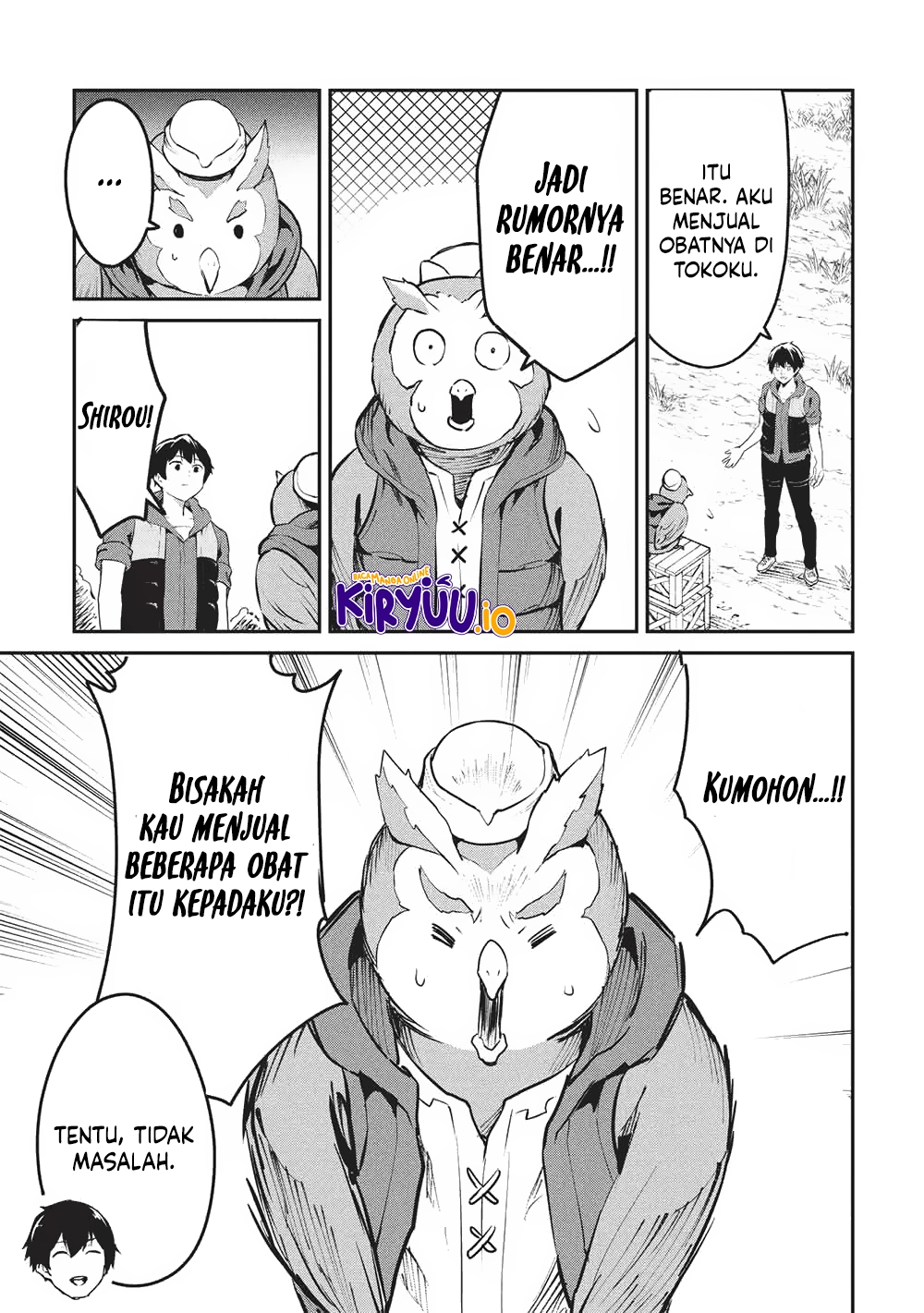 Itsu Demo Jitaku ni Kaereru Ore wa, Isekai de Gyoushoujin o Hajimemashita Chapter 59 Gambar 14