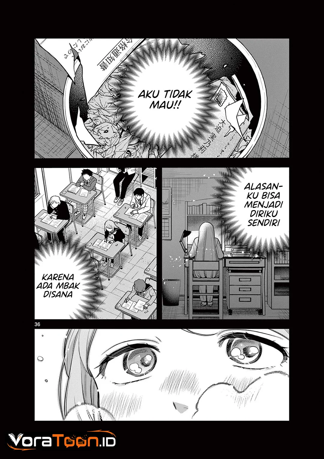 Janome-san wa Hohoemitai! Chapter 9 Gambar 37