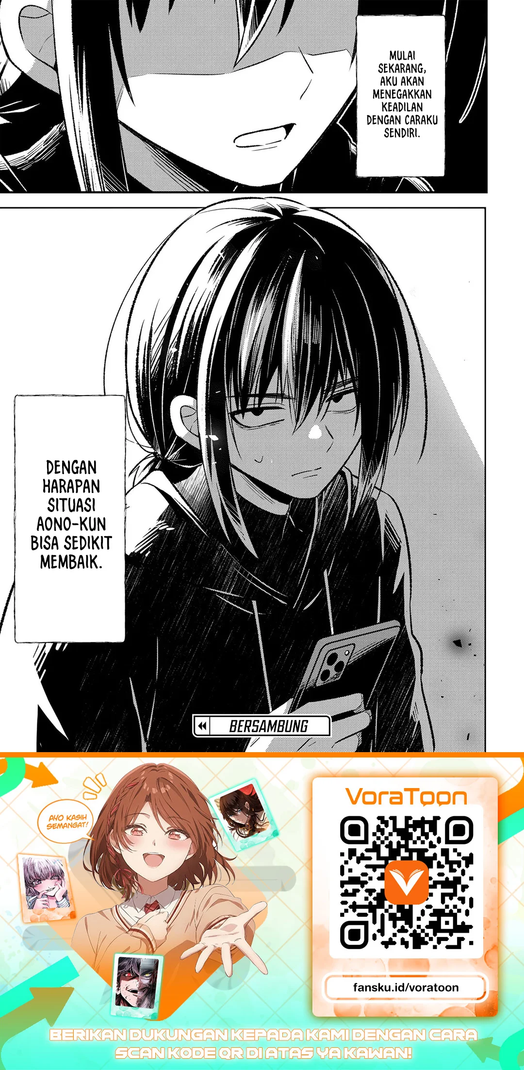 Jinsei Gyakuten Uwaki Sare, Enzai o Kiserareta Ore ga, Gakuen Ichi no Bishoujo ni Natsukareru Chapter 12.1 Gambar 22