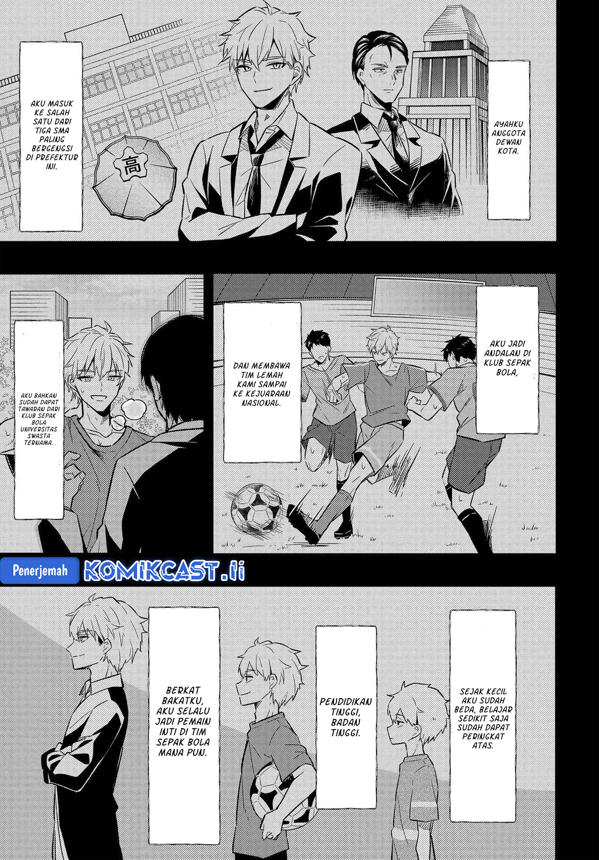 Jinsei Gyakuten Uwaki sare, Enzai wo Kiserareta Ore ga, Gakuen Ichi no Bishoujo ni Natsuka reru Chapter 3 Gambar 6