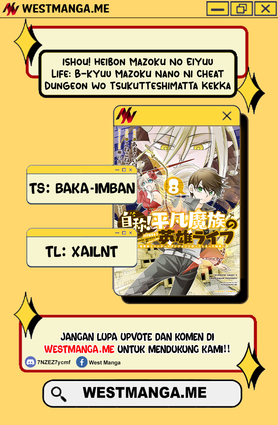 Jishou! Heibon Mazoku no Eiyuu Life: B-kyuu Mazoku nano ni Cheat Dungeon wo Tsukutteshimatta Kekka Chapter 54 Gambar 4
