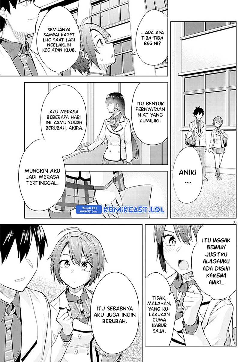 Jitsu wa Gimai (Imouto) deshita. ~Saikin de Kitagiri no Otouto no Kyorikan ga Yatara Chikaiwake~ Chapter 14 Gambar 34