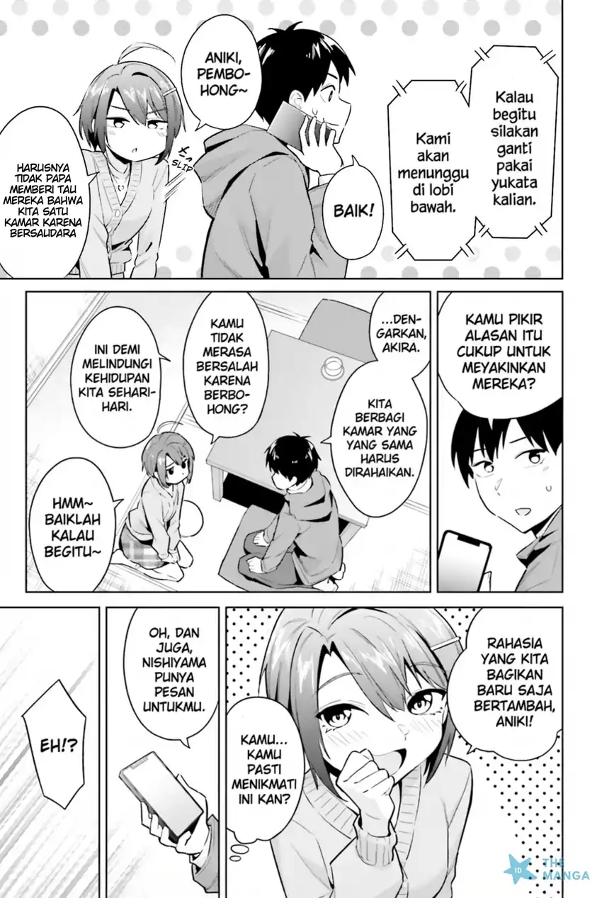 Jitsu wa Gimai (Imouto) deshita. ~Saikin de Kitagiri no Otouto no Kyorikan ga Yatara Chikaiwake~ Chapter 20 Gambar 16