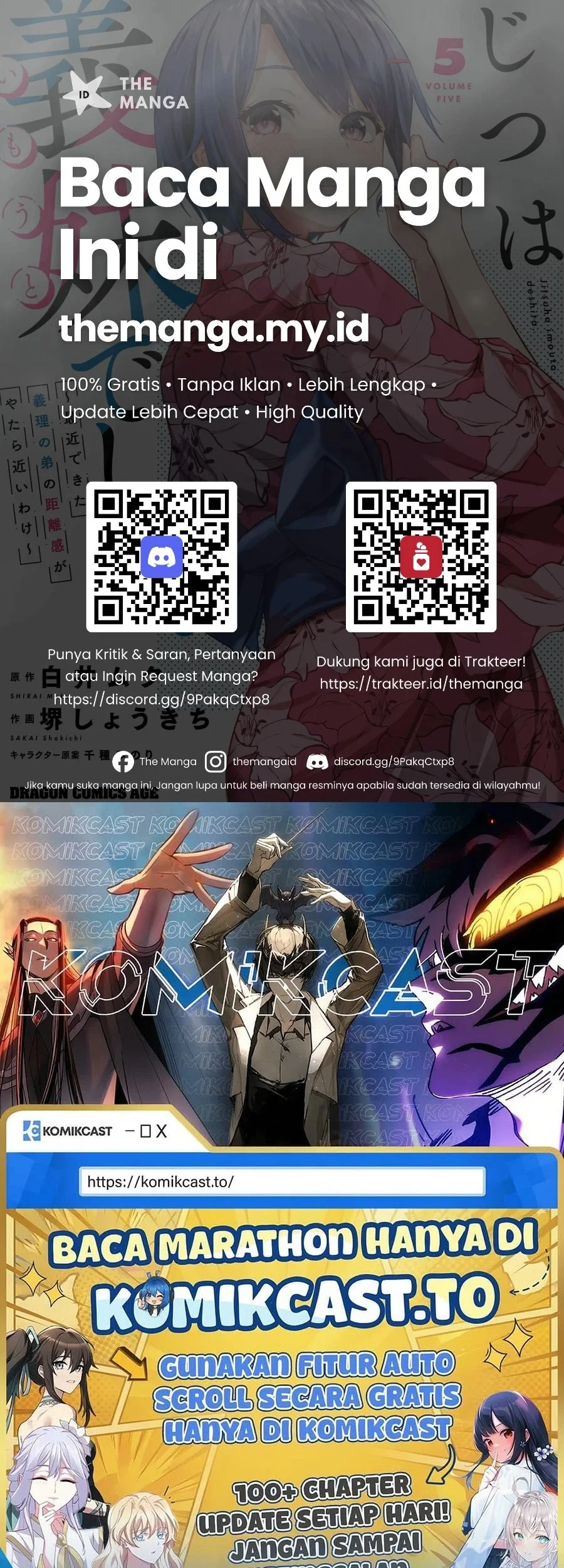 Jitsu wa Gimai (Imouto) deshita. ~Saikin de Kitagiri no Otouto no Kyorikan ga Yatara Chikaiwake~ Chapter 21 Gambar 31