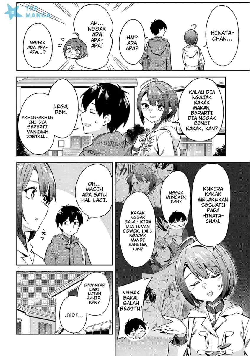 Jitsu wa Gimai (Imouto) deshita. ~Saikin de Kitagiri no Otouto no Kyorikan ga Yatara Chikaiwake~ Chapter 27 halaman 12