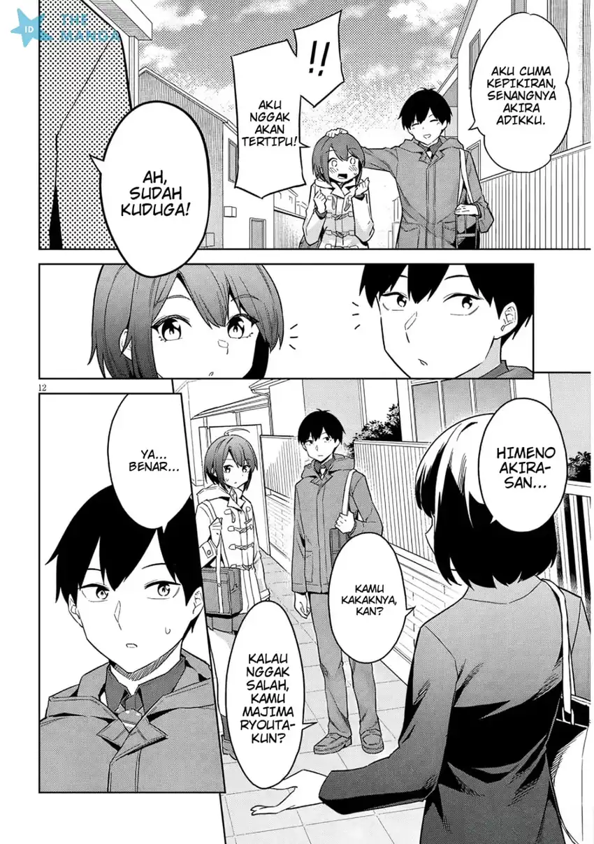 Jitsu wa Gimai (Imouto) deshita. ~Saikin de Kitagiri no Otouto no Kyorikan ga Yatara Chikaiwake~ Chapter 27 halaman 14