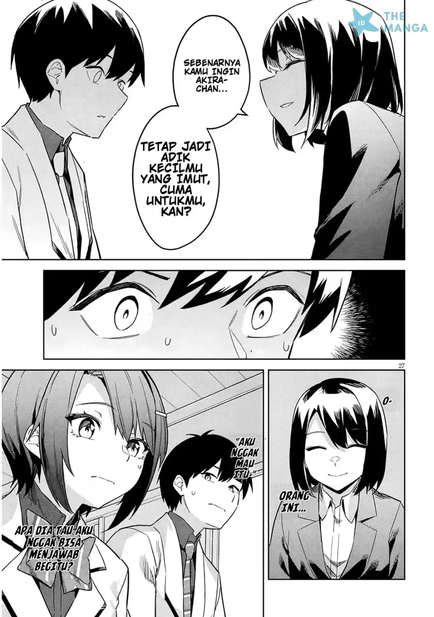 Jitsu wa Gimai (Imouto) deshita. ~Saikin de Kitagiri no Otouto no Kyorikan ga Yatara Chikaiwake~ Chapter 27 Gambar 28