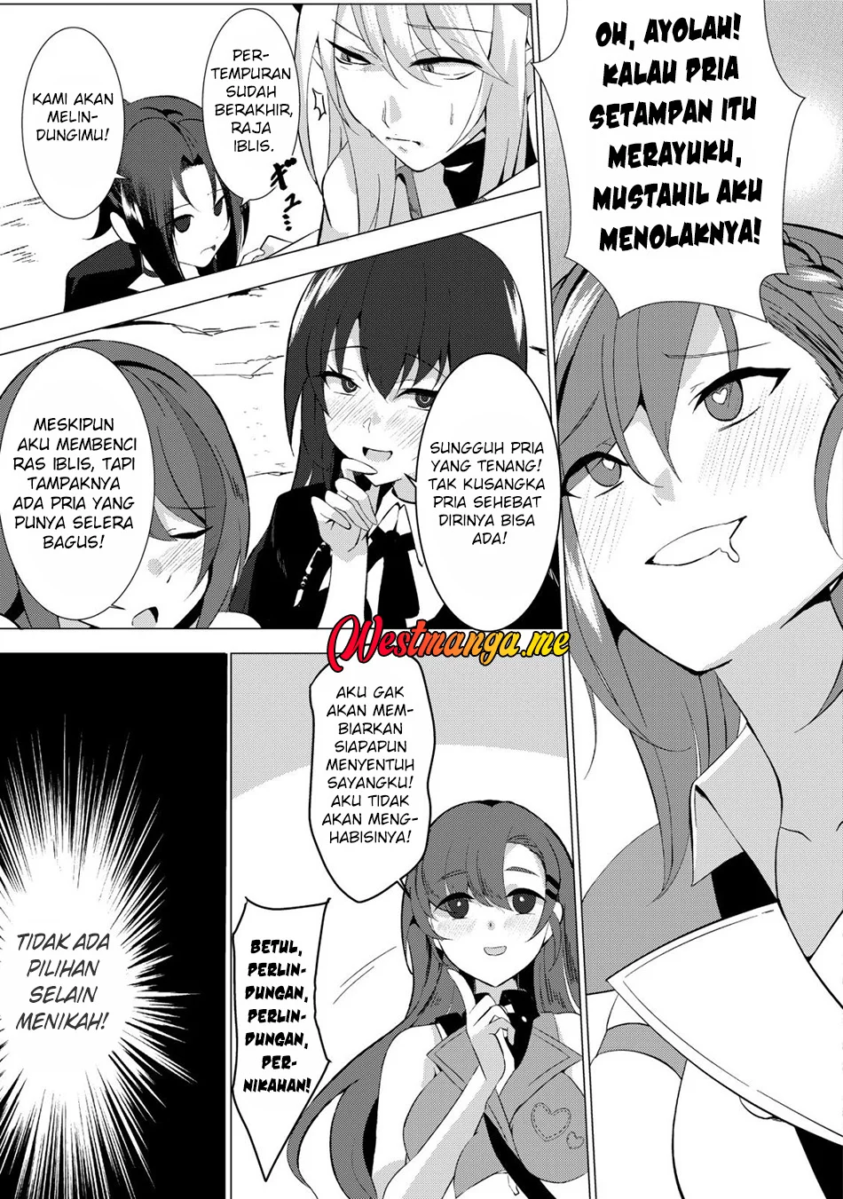 Joudan de Onna Yuusha-tachi wo Kudoita Daimaou, Sarawarete Kyousei Shinkon Seikatsu Chapter 1 Gambar 18