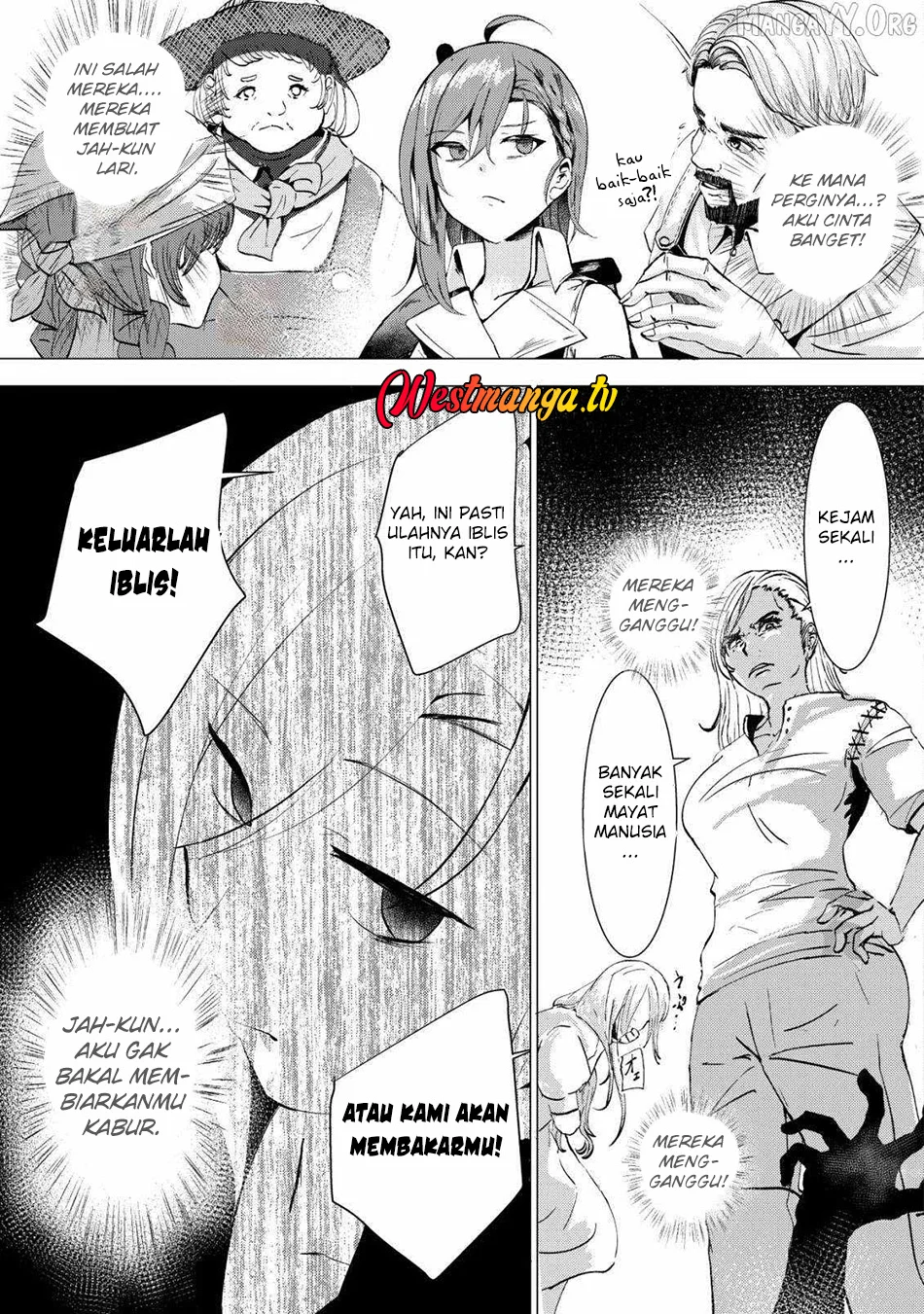 Joudan de Onna Yuusha-tachi wo Kudoita Daimaou, Sarawarete Kyousei Shinkon Seikatsu Chapter 4 Gambar 21