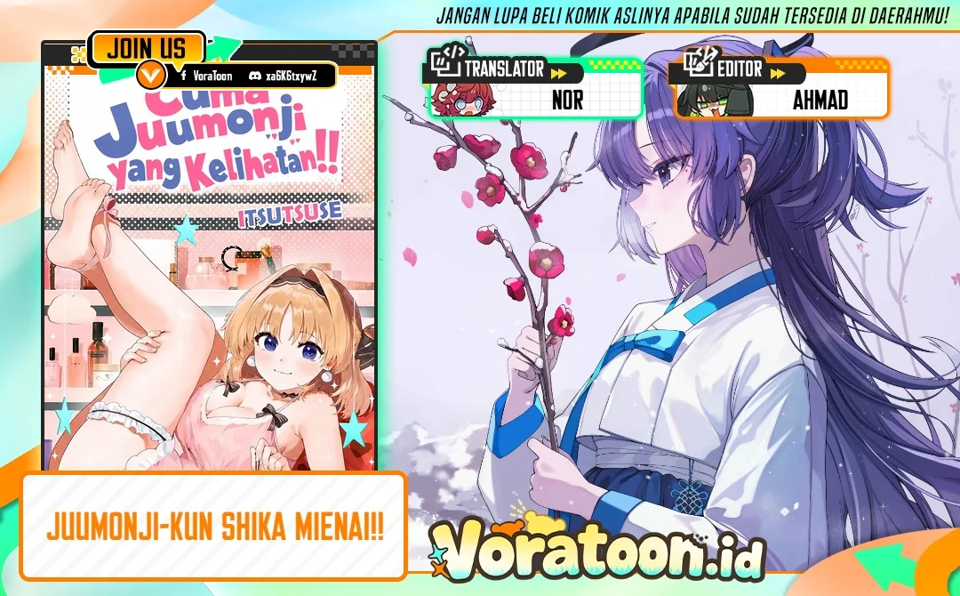 Komik Juumonji-kun shika mienai!! Chapter 6.2 gambar 1