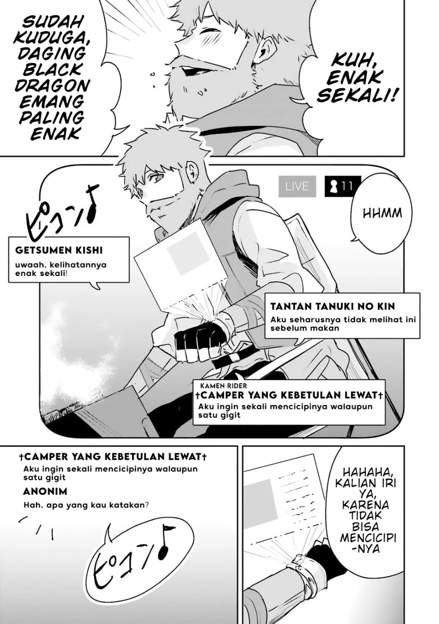 Juusho Futei Camper wa Dungeon de Nonbiri to Kurashitai ~Kiken na Shinsou Monster mo Ore ni Totte wa Shokuzai desu~ Chapter 1 Gambar 8