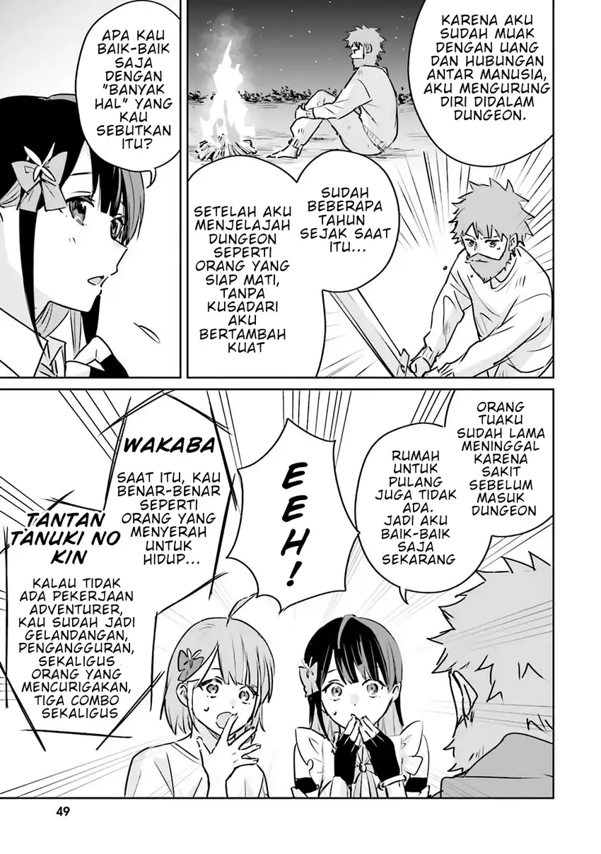 Juusho Futei Camper wa Dungeon de Nonbiri to Kurashitai ~Kiken na Shinsou Monster mo Ore ni Totte wa Shokuzai desu~ Chapter 2 Gambar 6