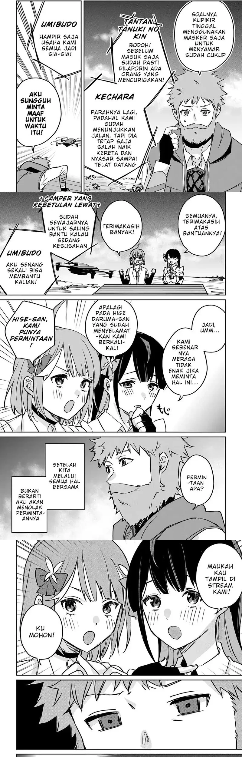 Juusho Futei Camper wa Dungeon de Nonbiri to Kurashitai ~Kiken na Shinsou Monster mo Ore ni Totte wa Shokuzai desu~ Chapter 3 Gambar 21