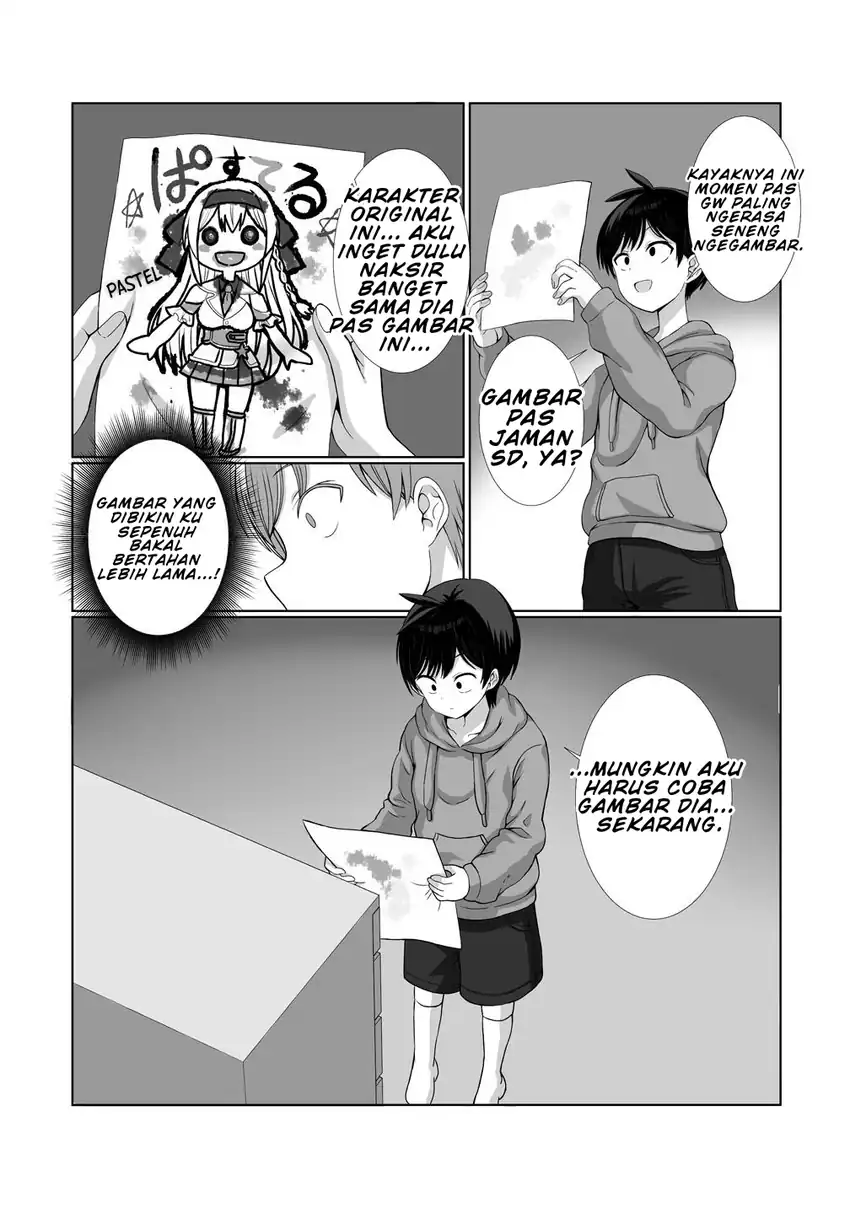 Kaita Mono o Jittaika Suru Nouryoku de Motenai Ore ga Harem Seikatsu Chapter 1 Gambar 20