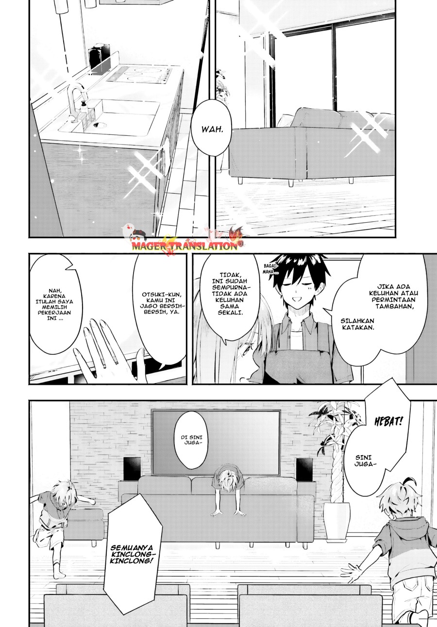 Kajidaikou no Arbeit wo Hajimetara Gakuen Ichi no Bishoujo no Kazoku ni Kiniirarechaimashita Chapter 2 Gambar 13