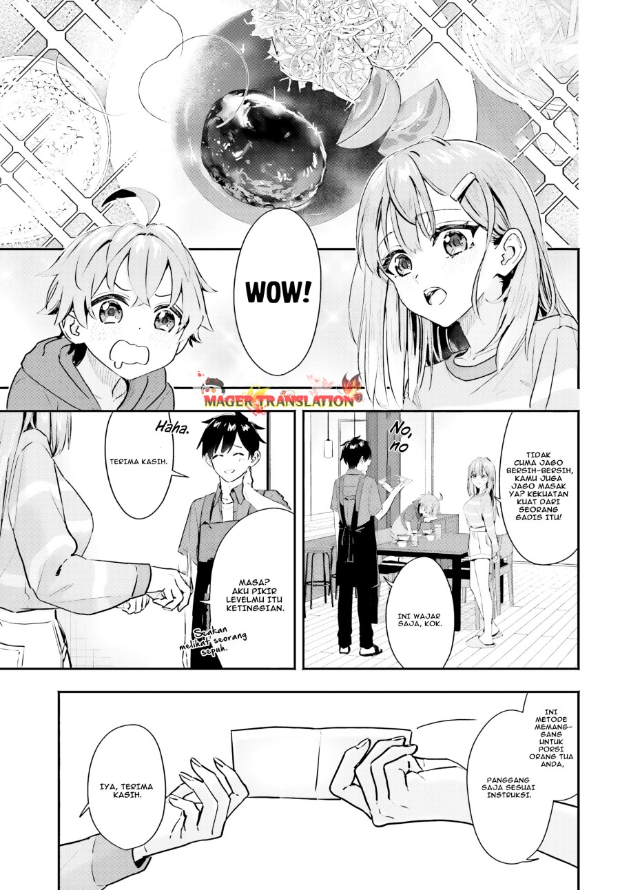 Kajidaikou no Arbeit wo Hajimetara Gakuen Ichi no Bishoujo no Kazoku ni Kiniirarechaimashita Chapter 2 Gambar 18