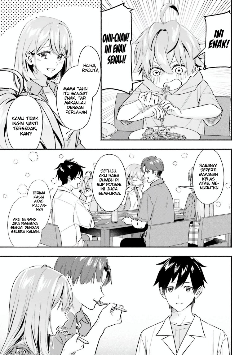 Kajidaikou no Arbeit wo Hajimetara Gakuen Ichi no Bishoujo no Kazoku ni Kiniirarechaimashita Chapter 5 Gambar 27