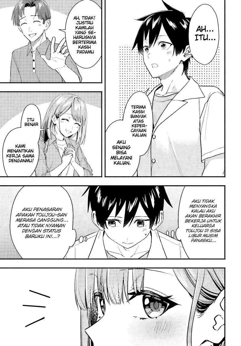 Kajidaikou no Arbeit wo Hajimetara Gakuen Ichi no Bishoujo no Kazoku ni Kiniirarechaimashita Chapter 5 Gambar 33
