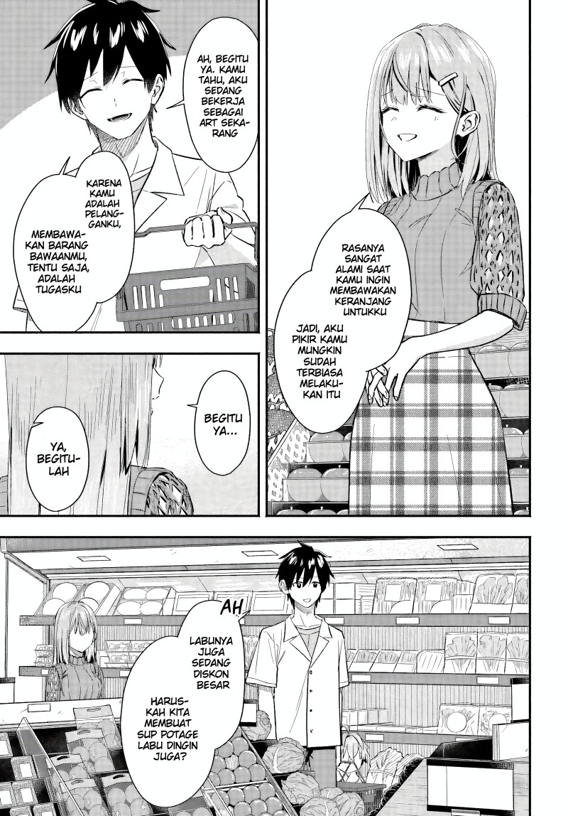Kajidaikou no Arbeit wo Hajimetara Gakuen Ichi no Bishoujo no Kazoku ni Kiniirarechaimashita Chapter 5 Gambar 9
