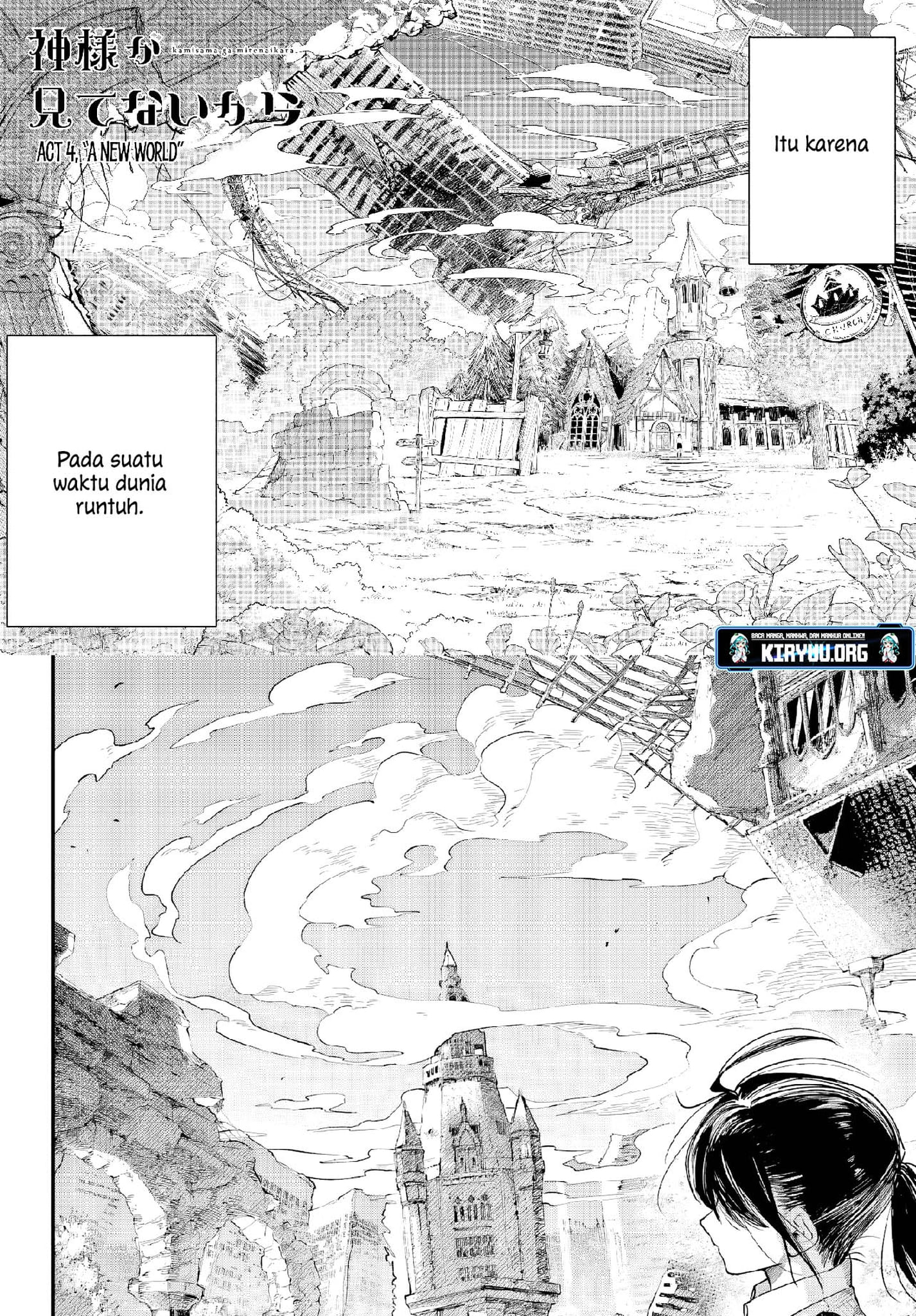 Kami-sama ga Mitenai kara Chapter 1 Gambar 34