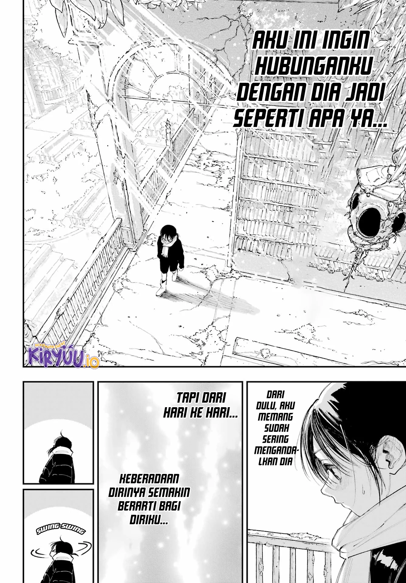 Kami-sama ga Mitenai kara Chapter 14.1 Gambar 7