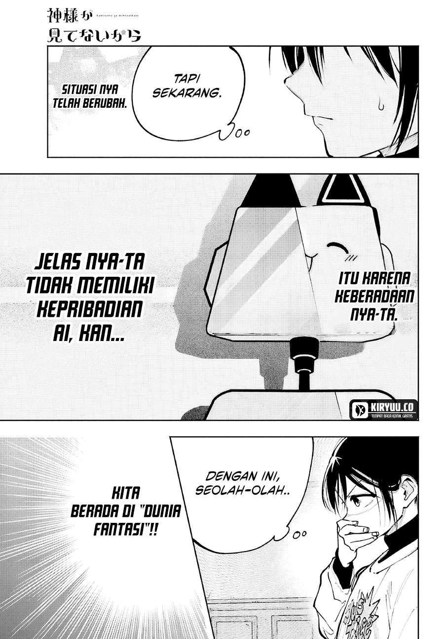 Kami-sama ga Mitenai kara Chapter 5 Gambar 22