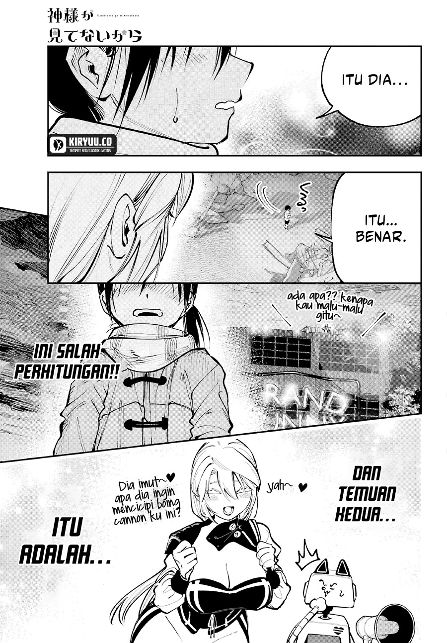 Kami-sama ga Mitenai kara Chapter 5 Gambar 9
