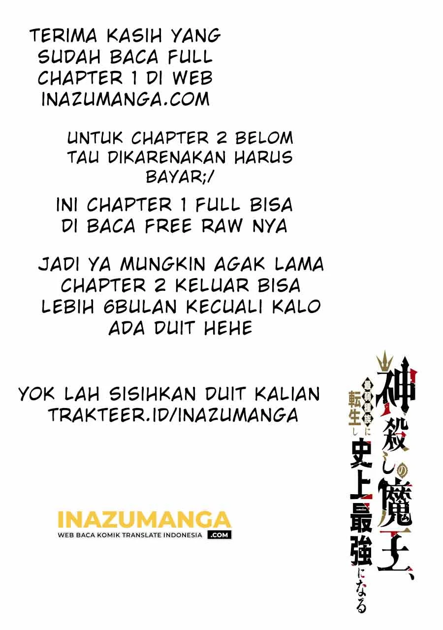 Kamigoroshi no Maou Saijyaku Shuzoku ni Tensei shi Shijyou Saikyou ni naru Chapter 1.4 Gambar 21