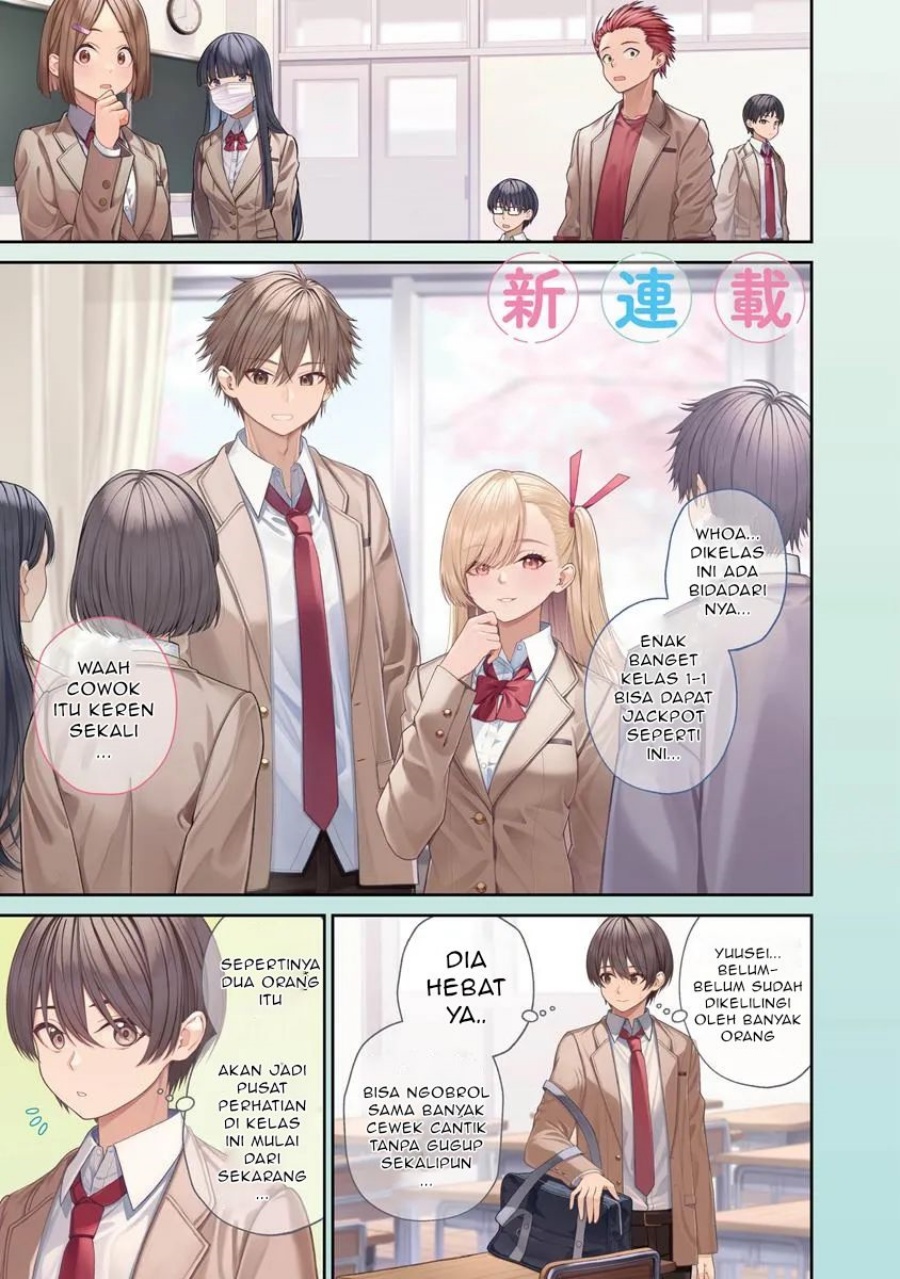 Manga Kanojo ni shitai Joshi Ichii, no Tonari de Mitsuketa Amari-chan Chapter 1 gambar nomor 2