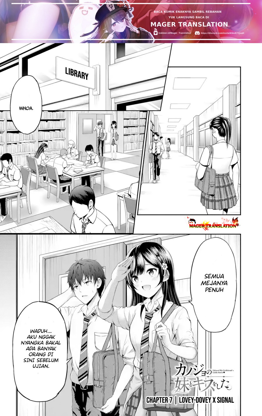 Baca Manga Kanojo no Imouto to Kisu wo Shita Chapter 7.1 Gambar 2