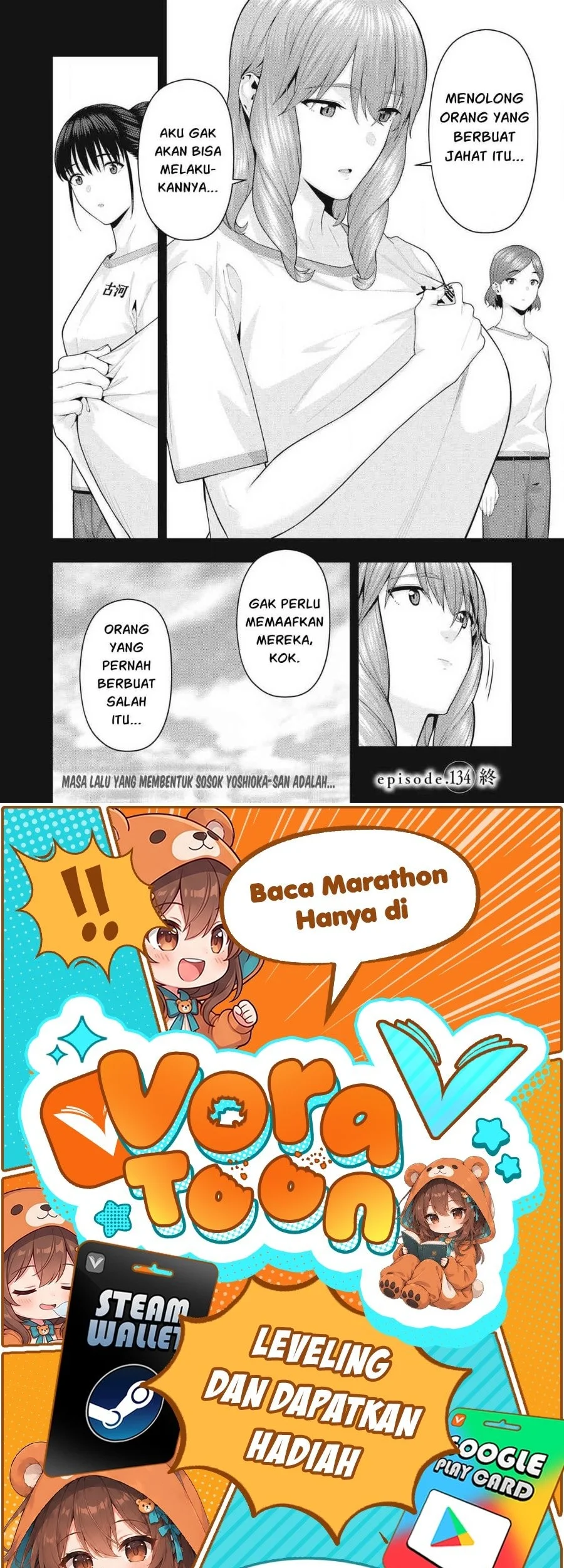 Kanojo no Tomodachi Chapter 134 Gambar 9