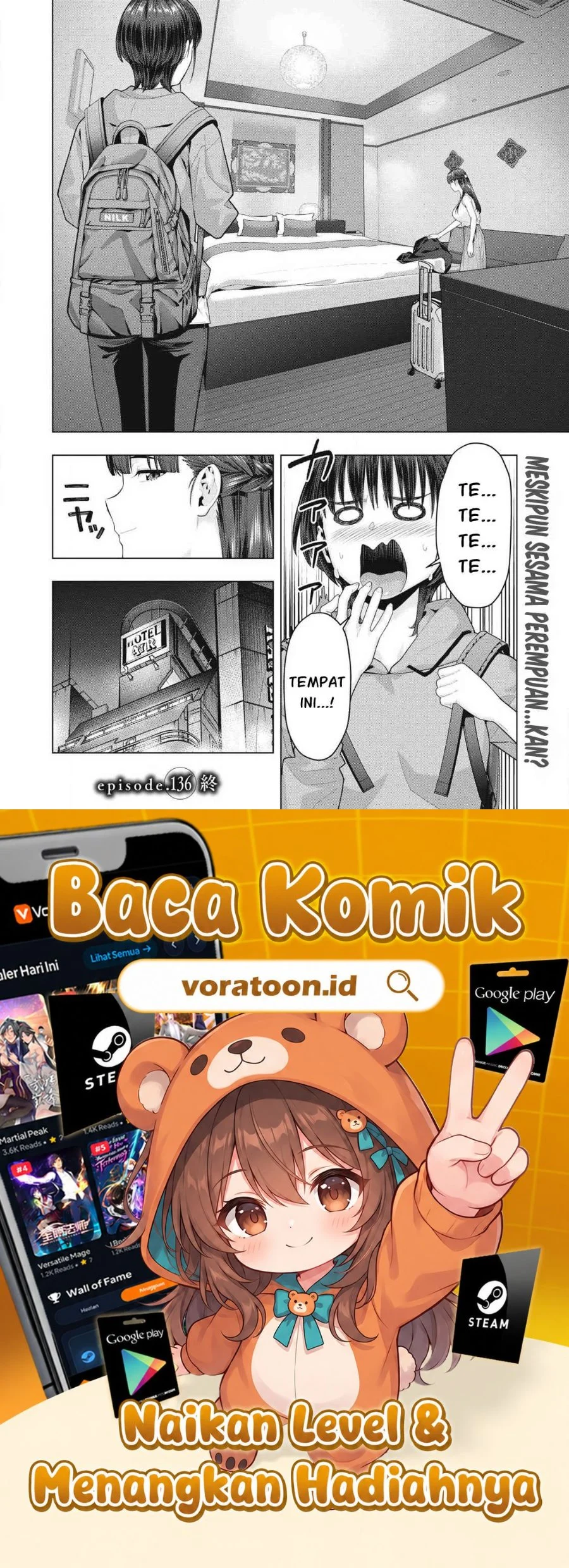 Kanojo no Tomodachi Chapter 136 Gambar 9