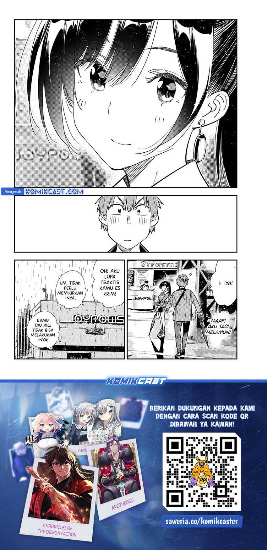 Kanojo Okarishimasu Chapter 374 Gambar 20