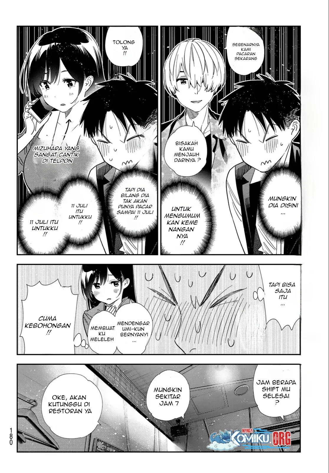 Kanojo Okarishimasu Chapter 408 Gambar 15