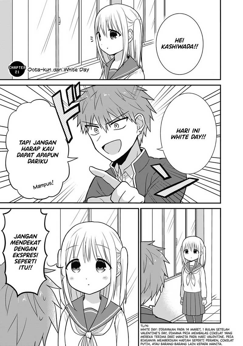 Baca Komik Kao ni denai Kashiwada-san to Kao ni deru Ota-kun Chapter 21 Gambar 1