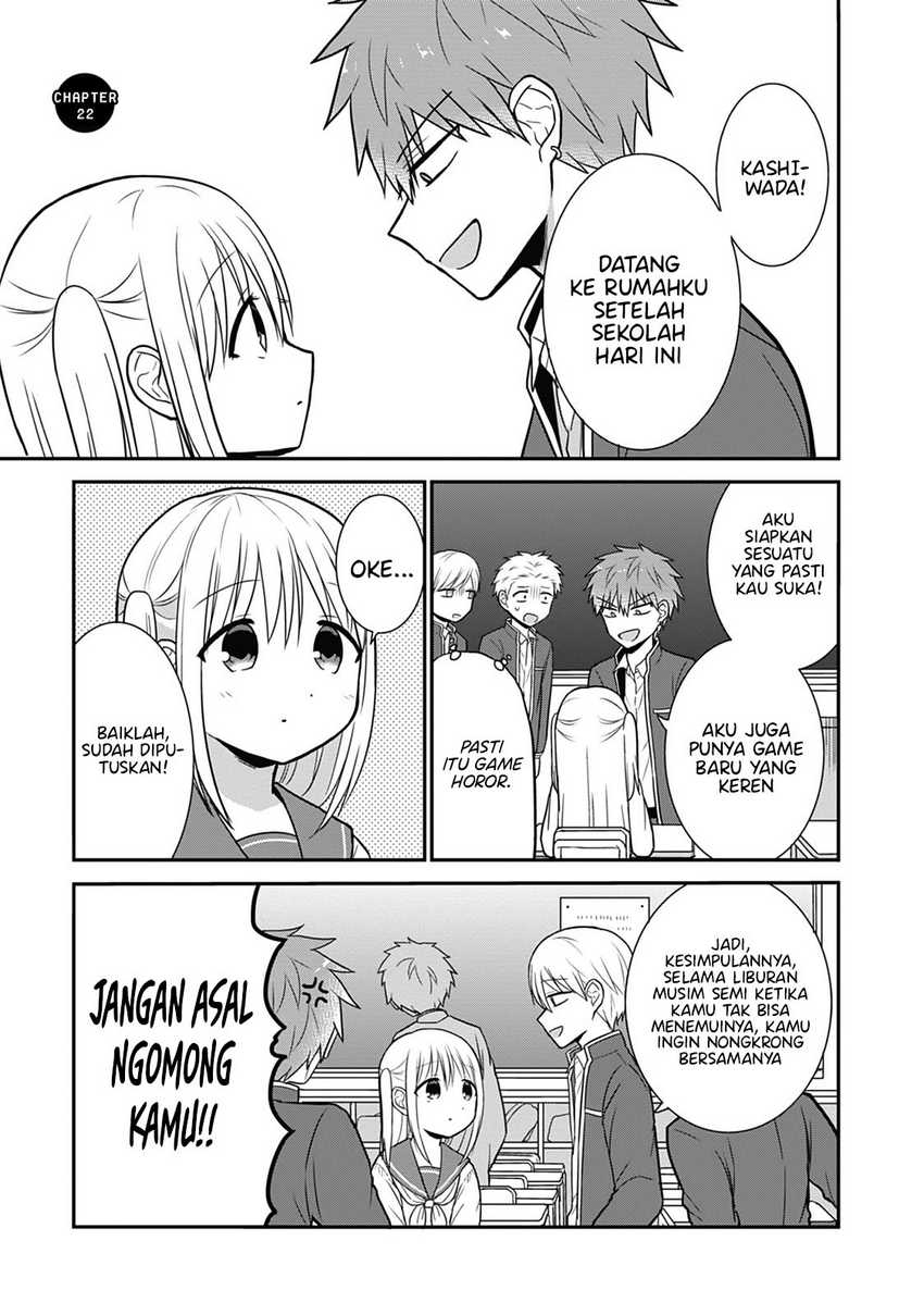 Baca Komik Kao ni denai Kashiwada-san to Kao ni deru Ota-kun Chapter 22 Gambar 1