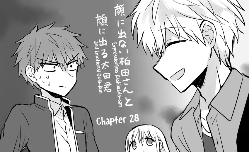 Baca Komik Kao ni denai Kashiwada-san to Kao ni deru Ota-kun Chapter 28 Gambar 1