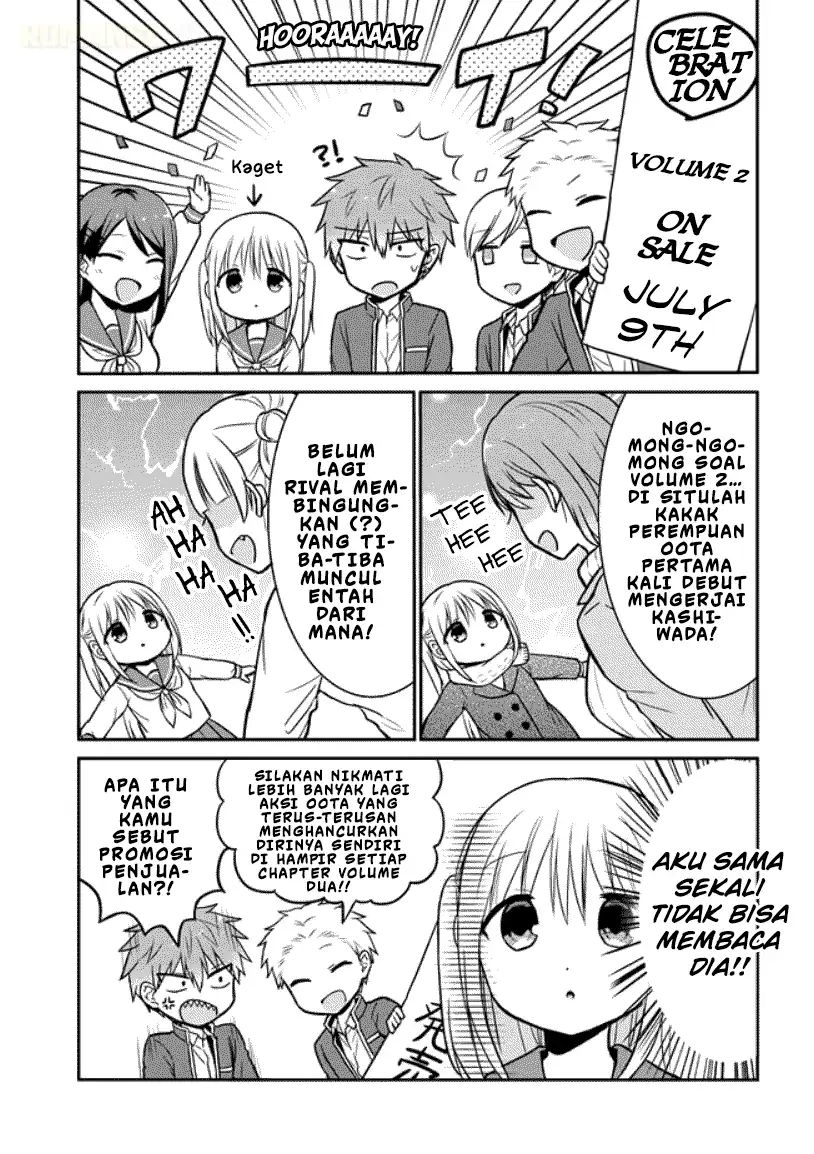 Manga Kao ni denai Kashiwada-san to Kao ni deru Ota-kun Chapter 30.5 gambar nomor 2