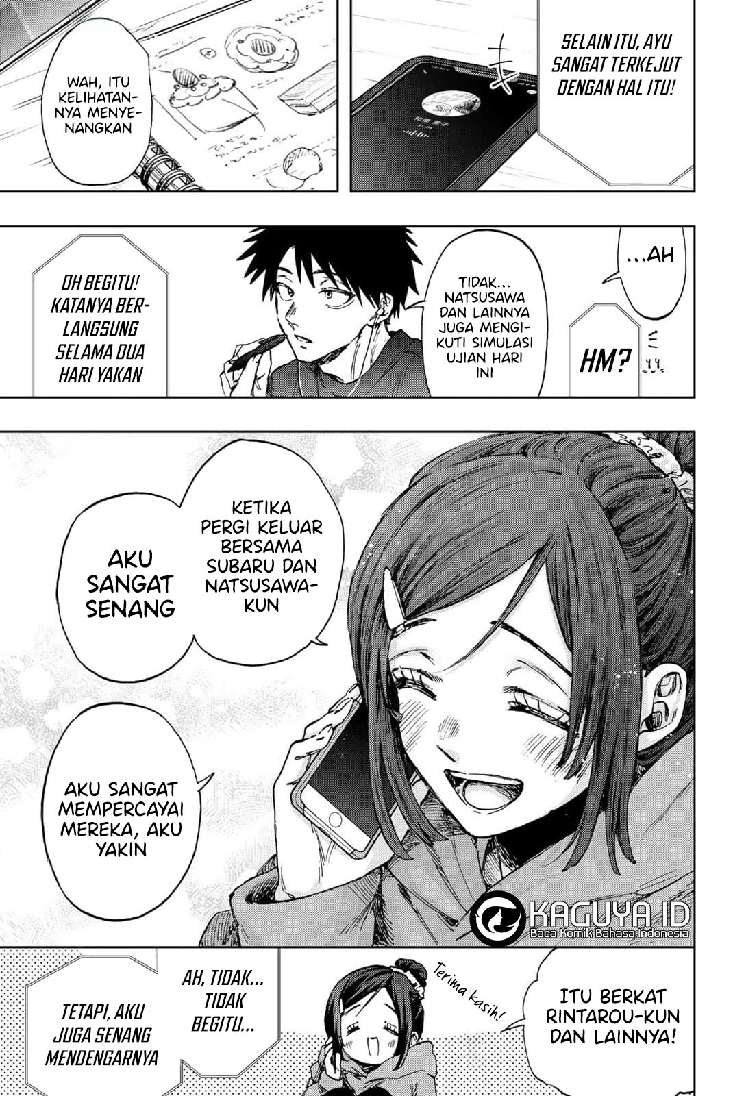 Baca Komik Kaoru Hana wa Rin to Saku Chapter 114 Gambar 1