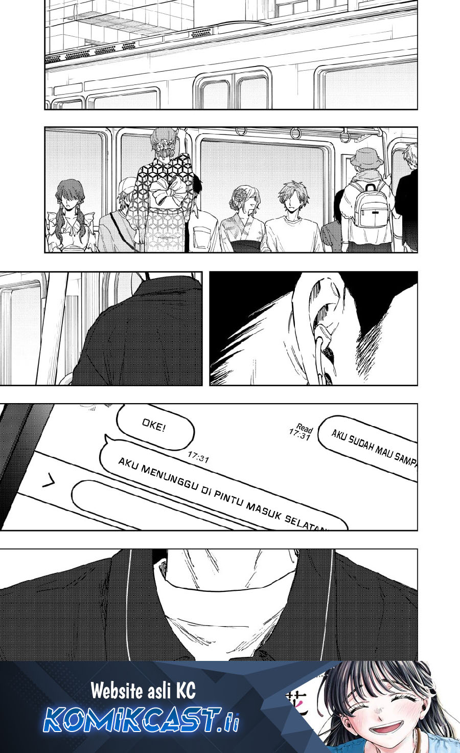Baca Komik Kaoru Hana wa Rin to Saku Chapter 157 Gambar 1