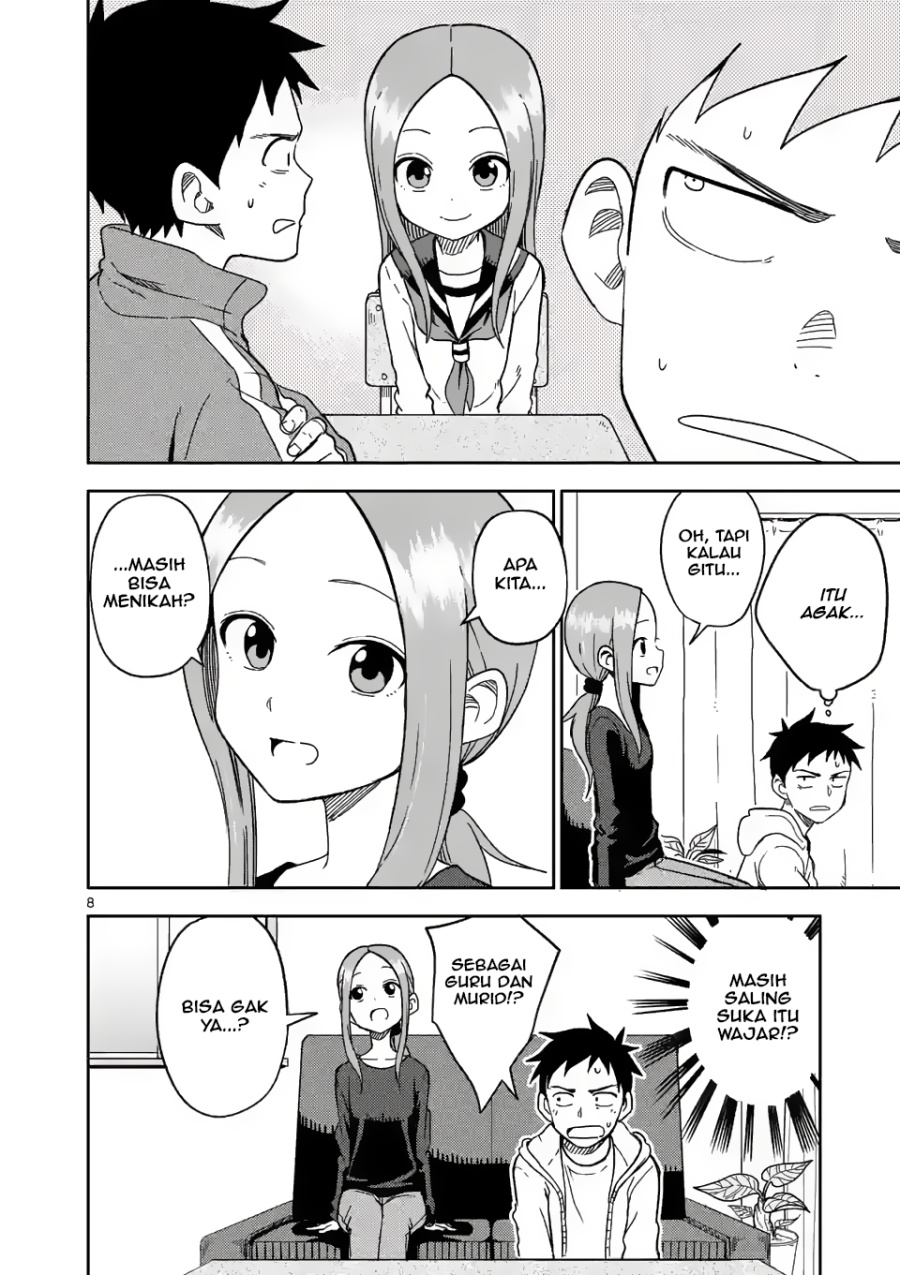 Karakai Jouzu no (Moto) Takagi-san Chapter 168 Gambar 8