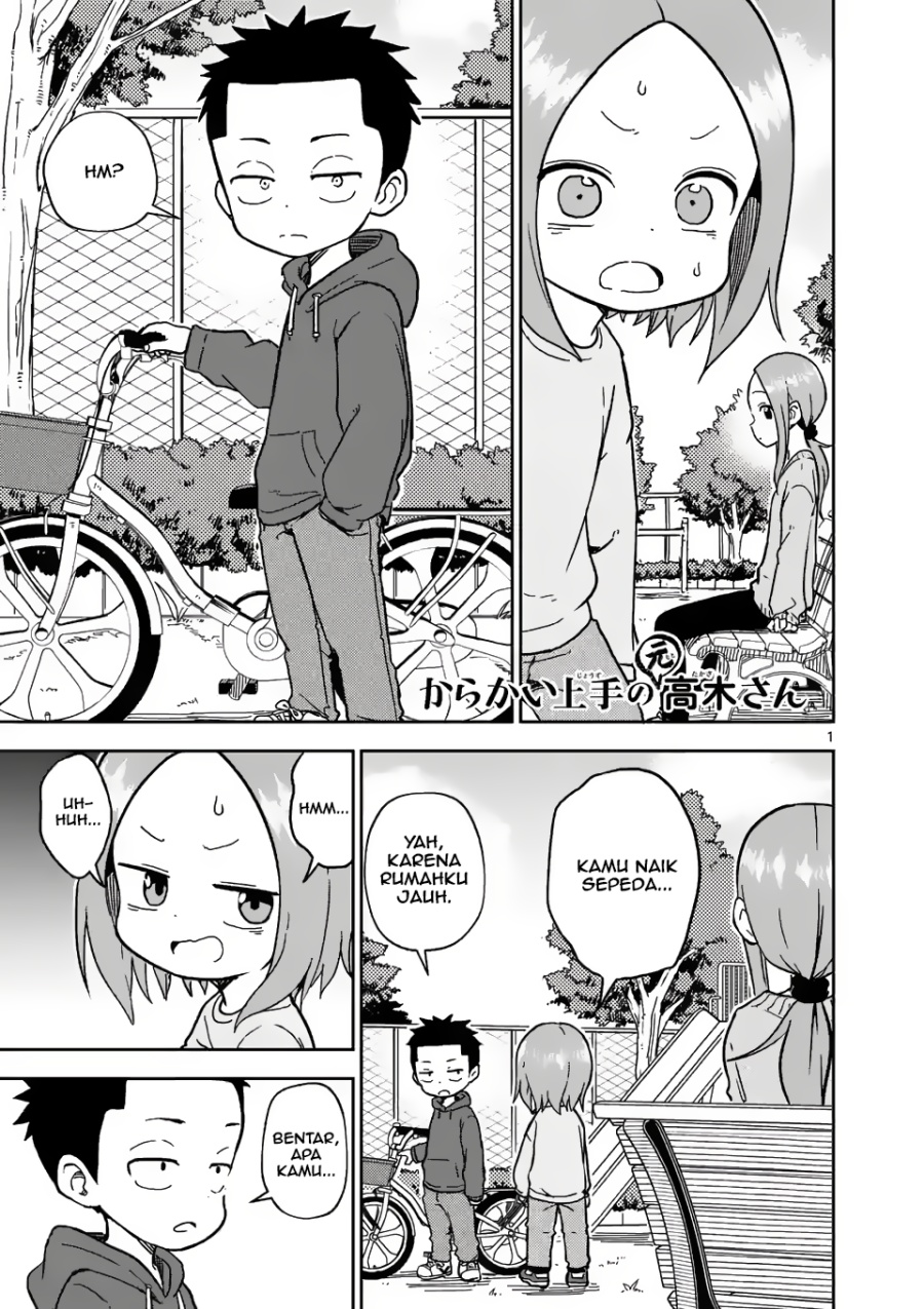 Baca Komik Karakai Jouzu no (Moto) Takagi-san Chapter 171 Gambar 1