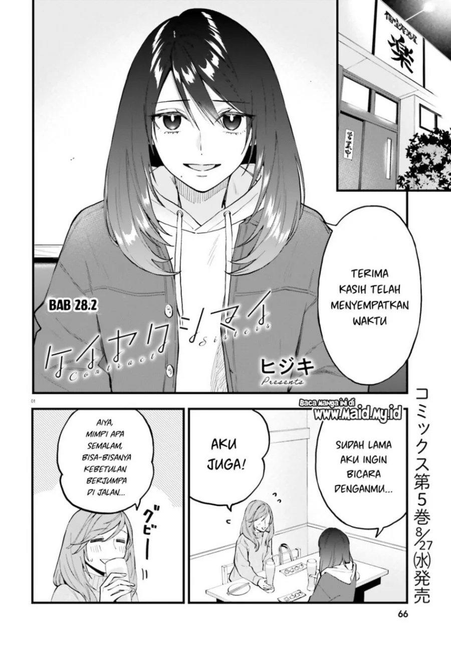 Keiyaku Shimai Chapter 28.2 Gambar 3