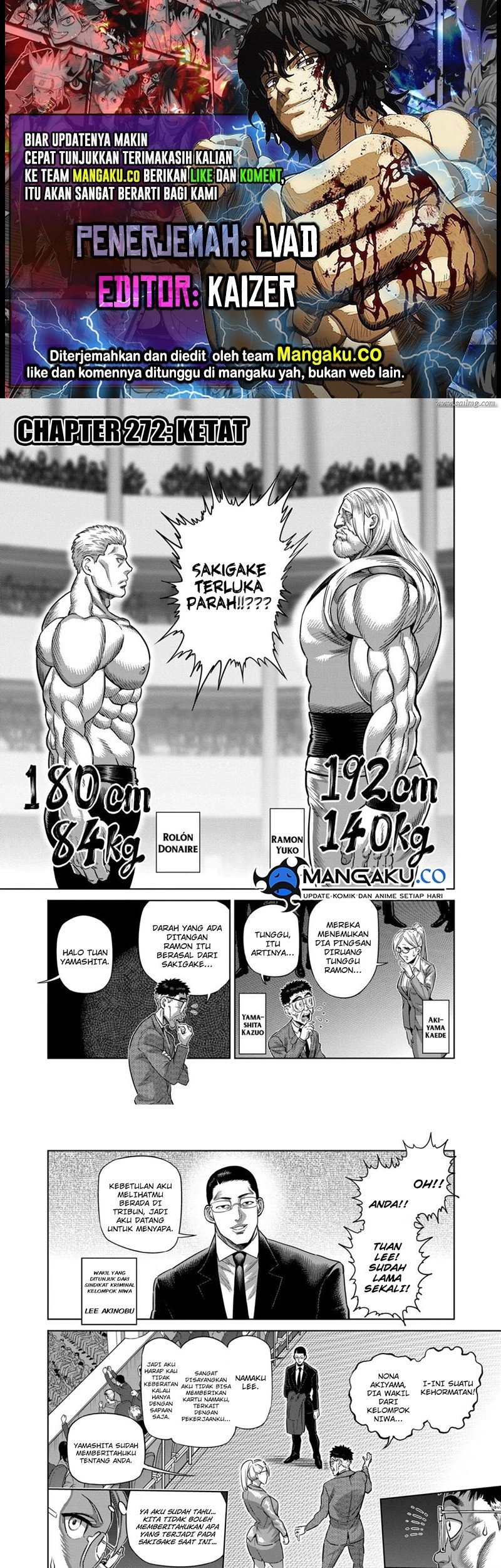 Baca Komik Kengan Omega Chapter 272 Gambar 1