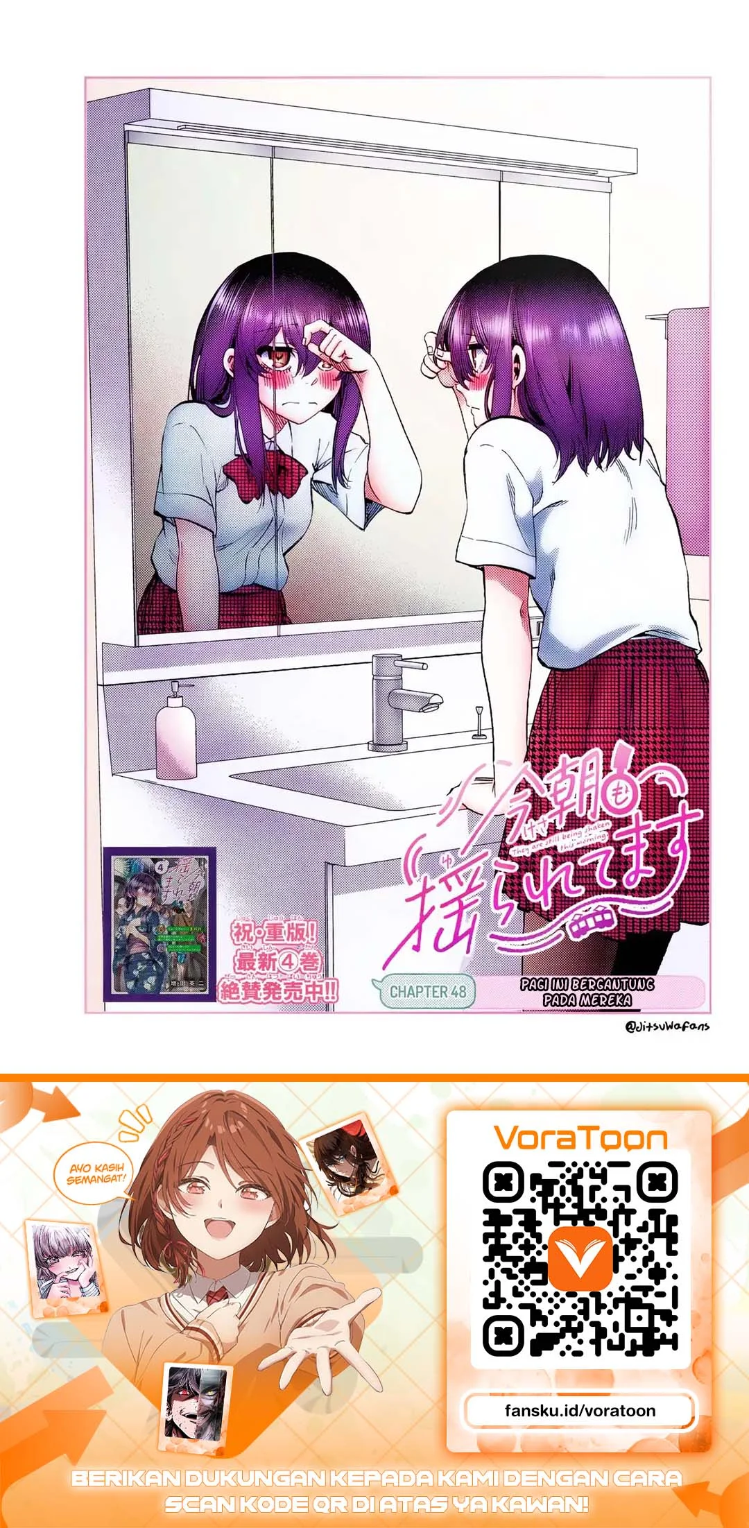 Kesa Mo Yuraretemasu Chapter 48 Gambar 20