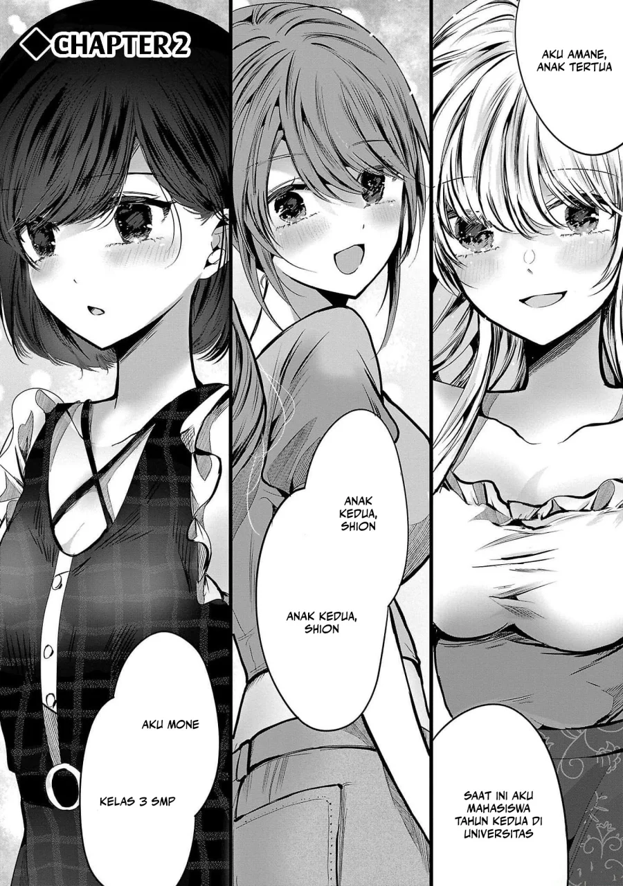 Manga Kimi ni Koisuru Sanshimai Chapter 2 gambar 2